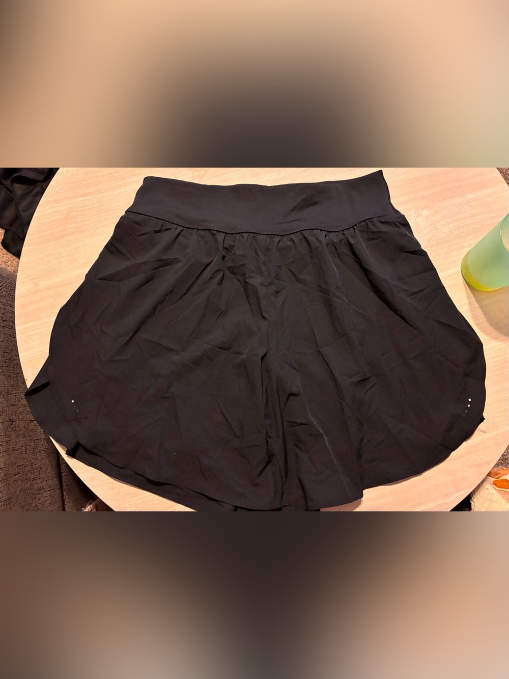Halara SoftlyZero QuickDry High Waisted Tummy Control Reflective Dots shorts